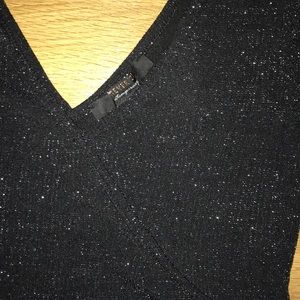 Sparkly black body suit